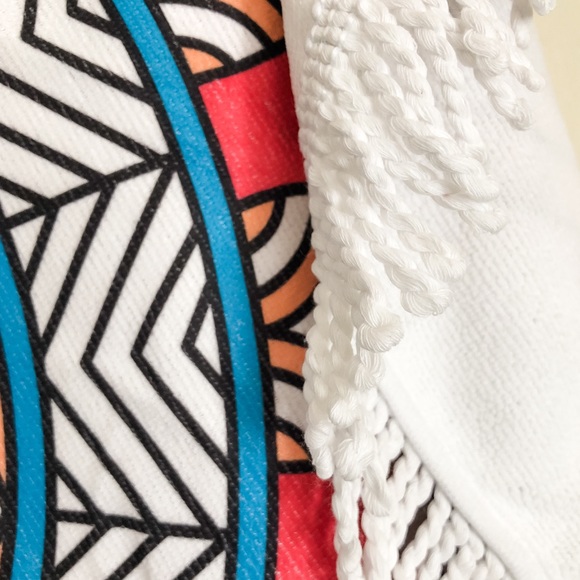 🎉Host Pick🎉 Boho Roundie Beach Coverup/Wrap/Towel/Tapestry - Picture 10 of 16